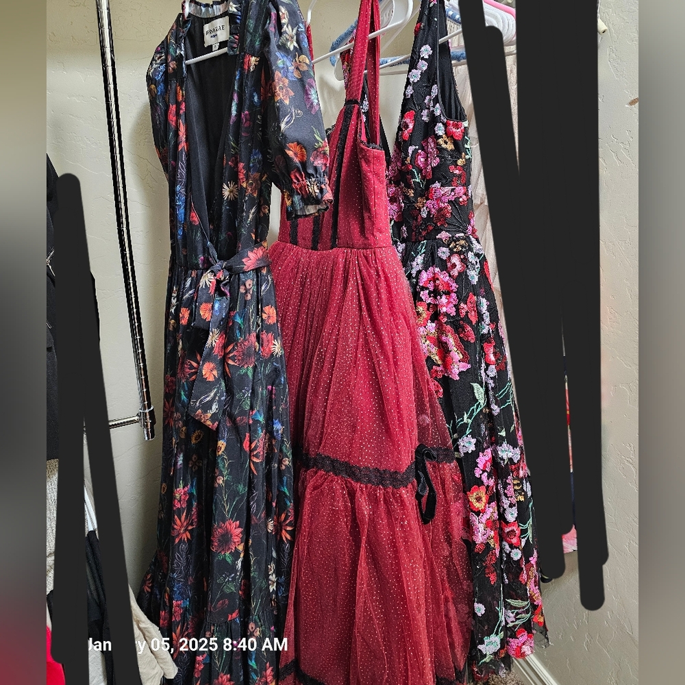 Elara, Audrey, and Ebony dresses Jessakae